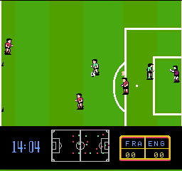 AV Soccer (Japan) (Unl) In game screenshot